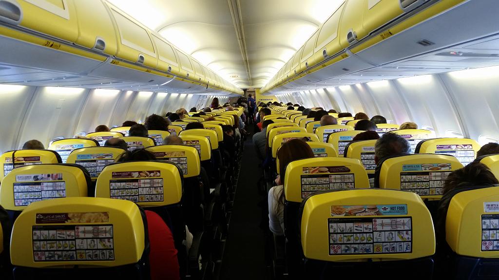 Ryanair flight FR8368 Madrid to Budapest